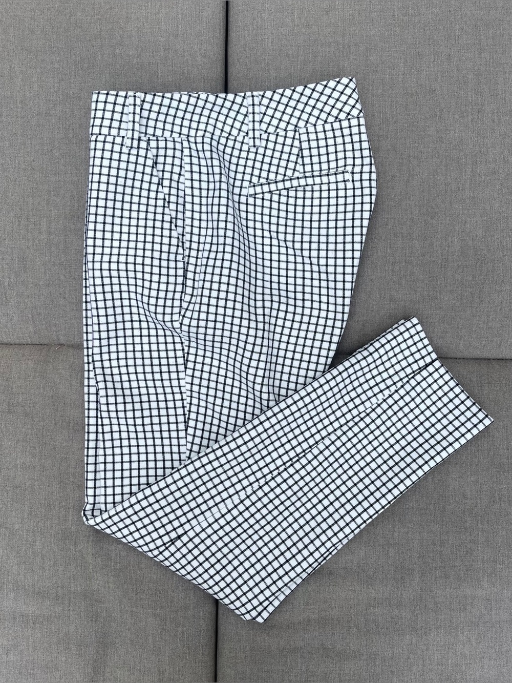 CABI Windowpane Plaid Pants